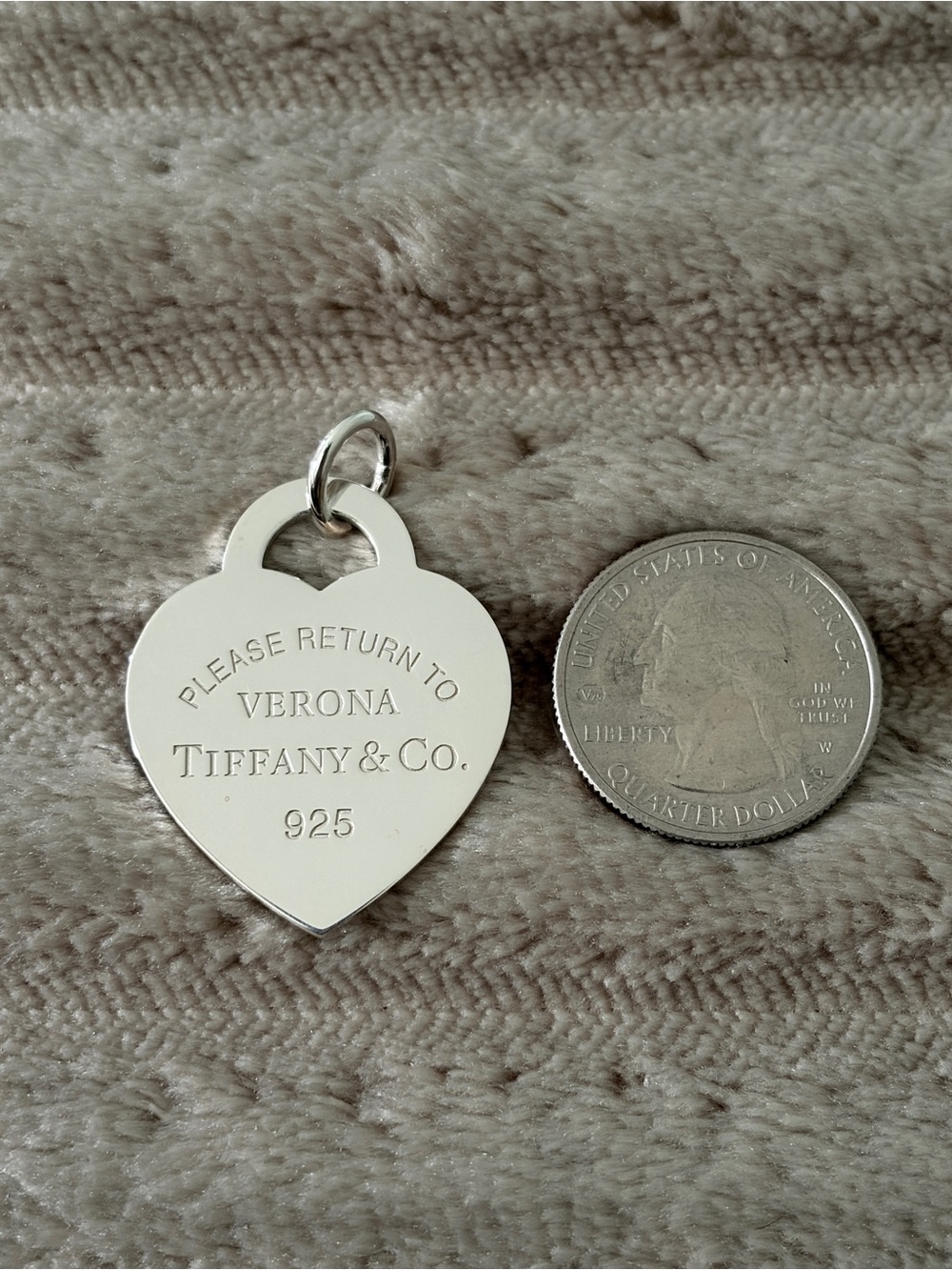Tiffany & Co. Sterling Silver Heart Tag Pendant - Silver